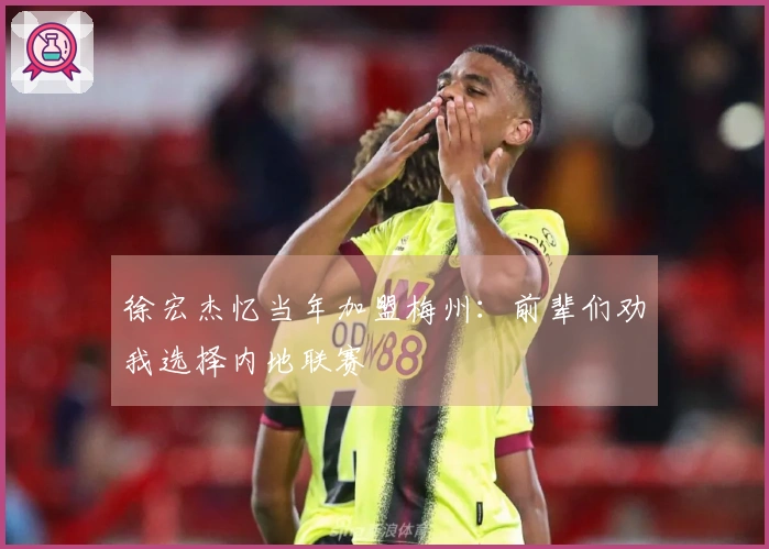 徐宏杰忆当年加盟梅州：前辈们劝我选择内地联赛